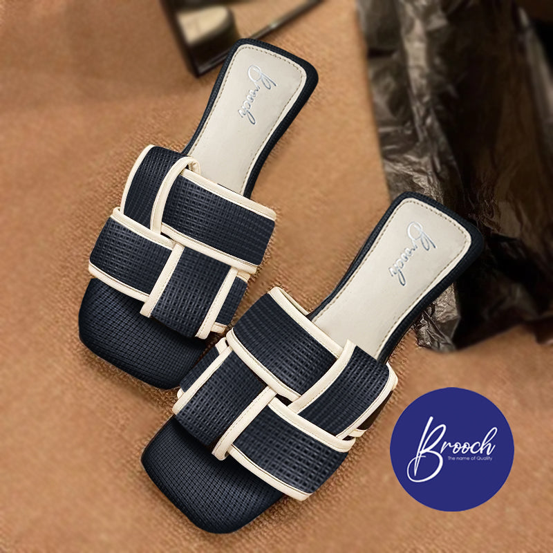 SWF-998 Square Weave Flat Slipper Design