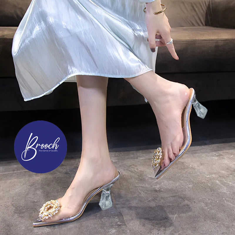 CGLB-1617 Clear With Beautiful Brooch