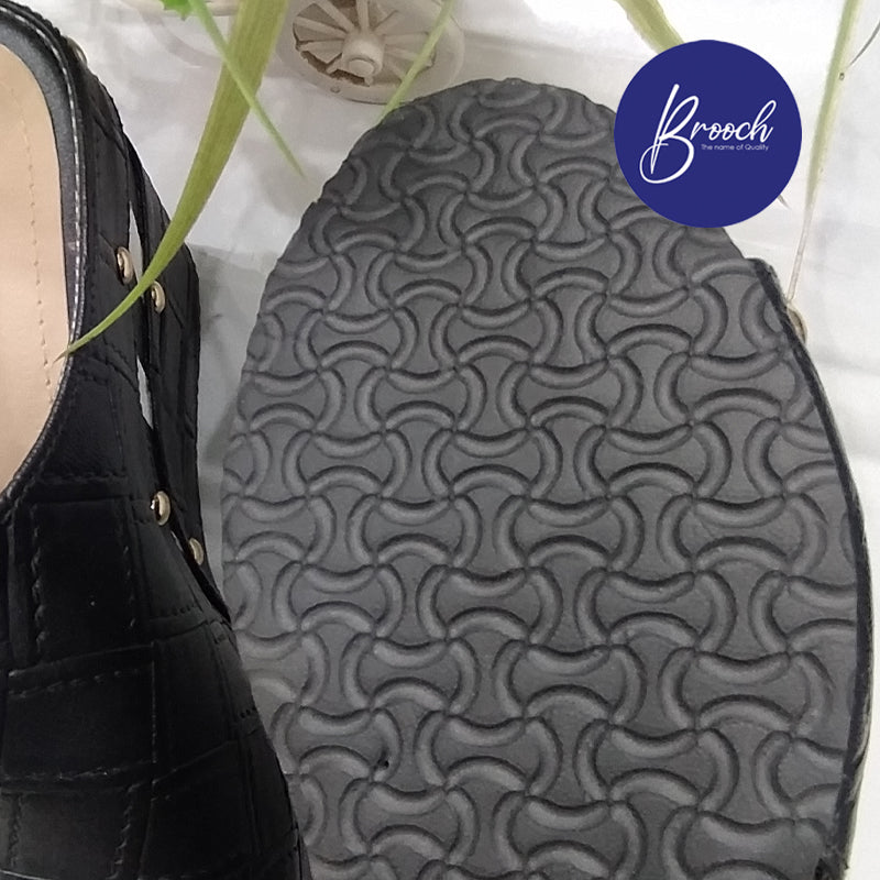 MS-792 Wedges 3.5 inch Comfortable Sol