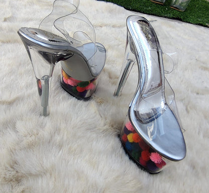 10-Crystal Clear High Heel