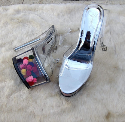 10-Crystal Clear High Heel